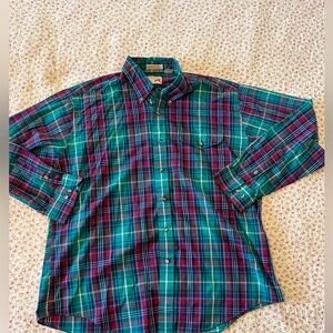 The fox collection vintage button down shirt